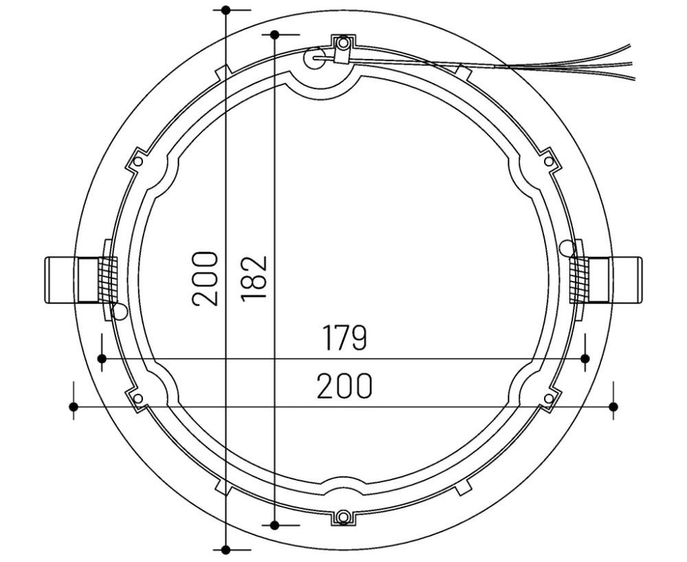 MINALOX LED Panel DUALWHITE / 200R / 15W / 24V