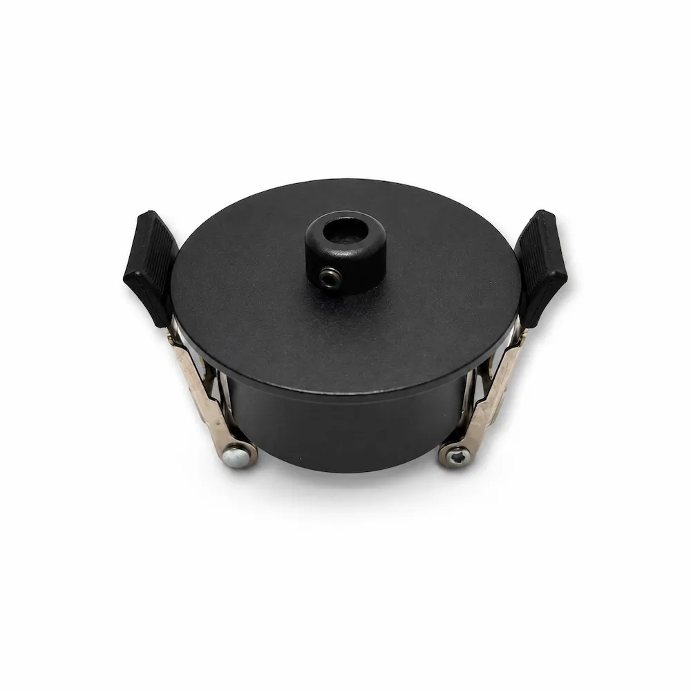 Deckenbaldachin Einbau -  für Kabel schwarz