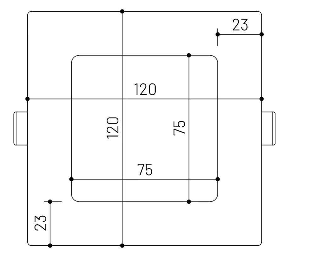 MINALOX LED Panel DUALWHITE / 120S / 6W  /24V