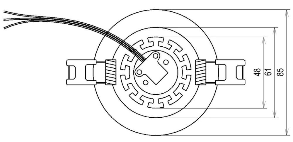 MINALOX LED Spot / D85 / RGBW / 8W / 24V / 38°