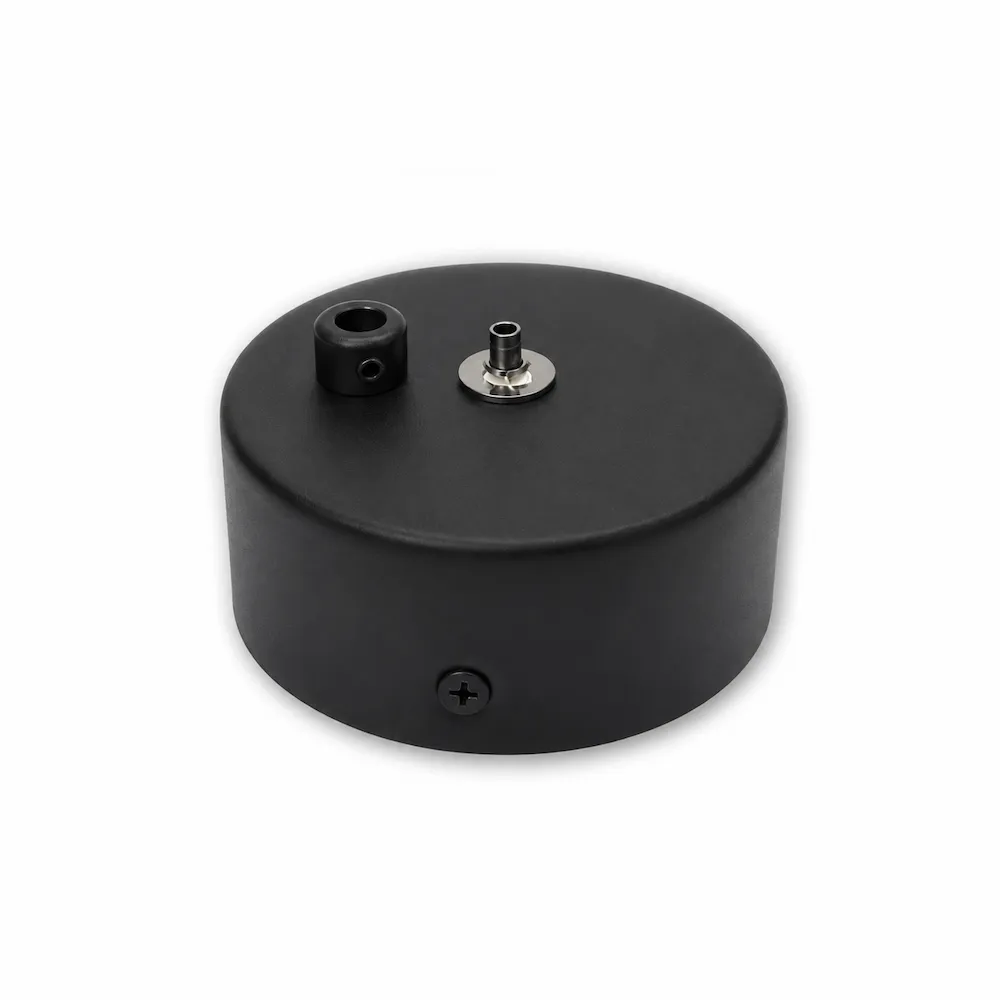 Deckenbaldachin -  für Kabel und Draht, Push In, schwarz