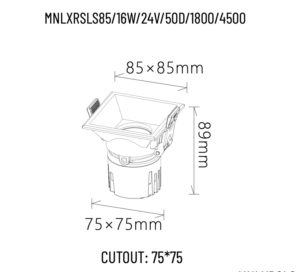 MLX LED Back Downlight