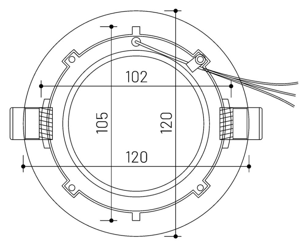 MINALOX LED Panel DUALWHITE / 120R / 6W / 24V