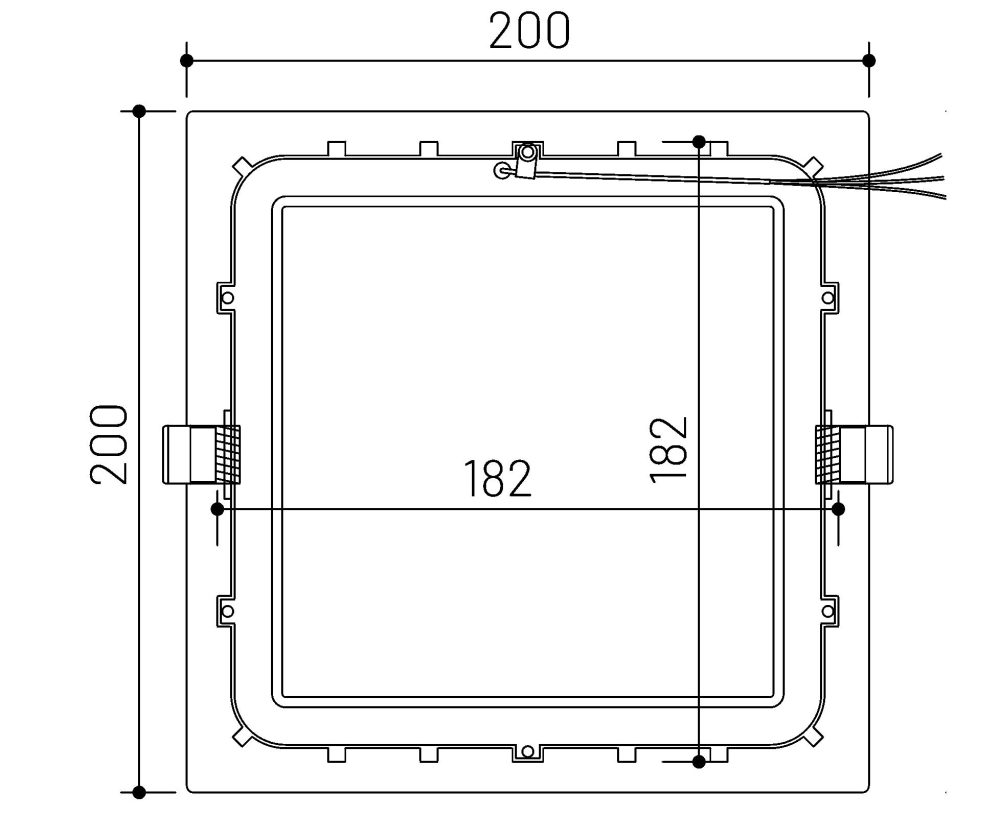 MLX LED Panel 200S dualweiß
