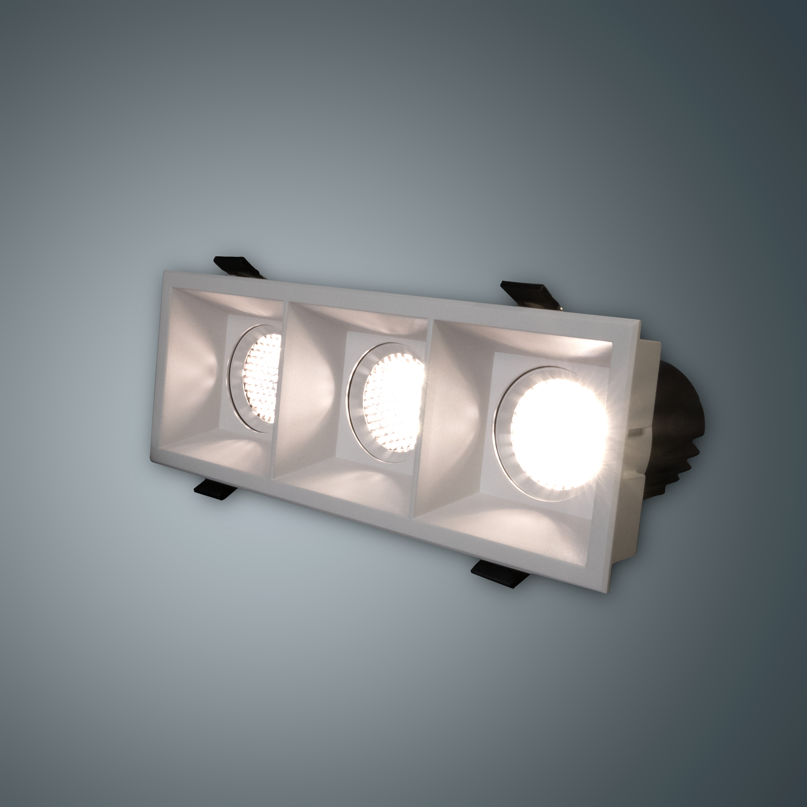 MLX LED Back Downlight Triple