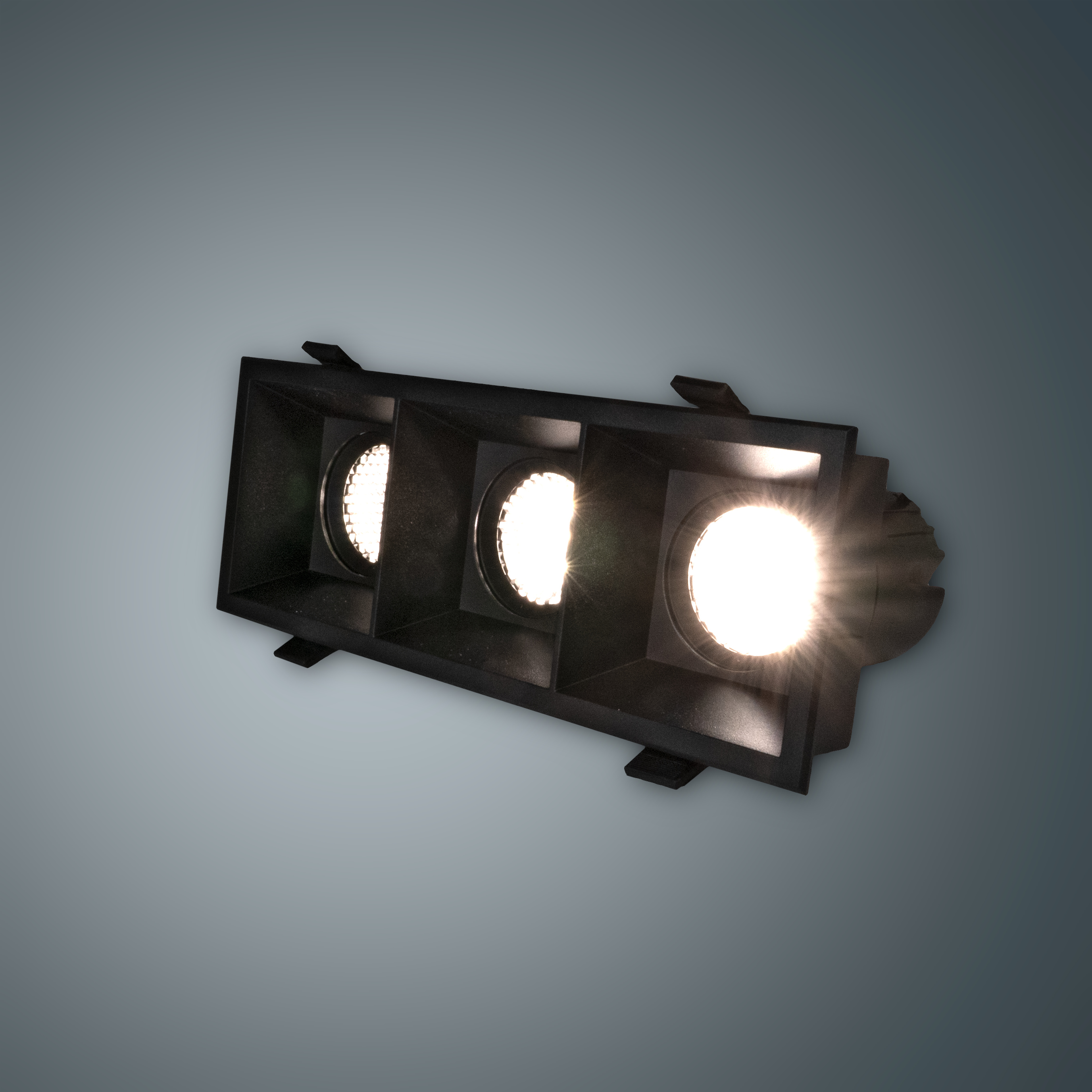 MLX LED Back Downlight Triple