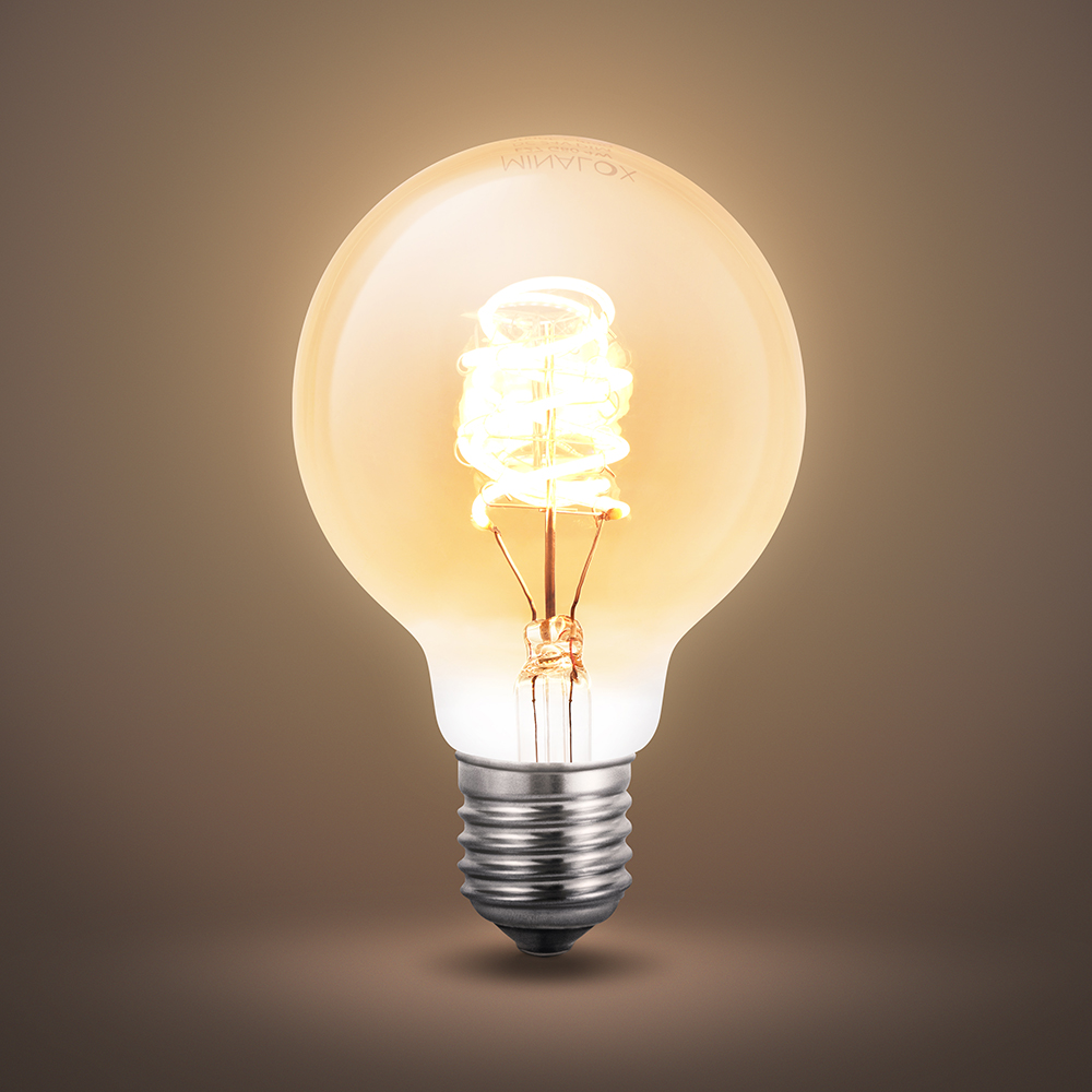 MLX LED Lampe G80 FSG rauchgold