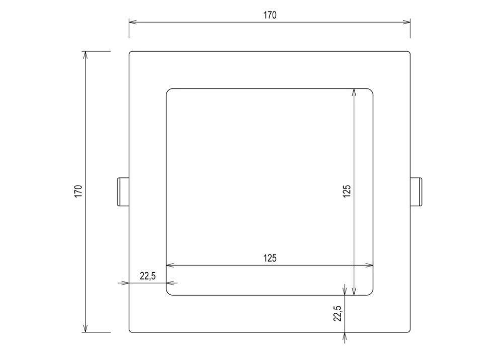 MINALOX LED Panel DUALWHITE / 170S / 12W / 24V