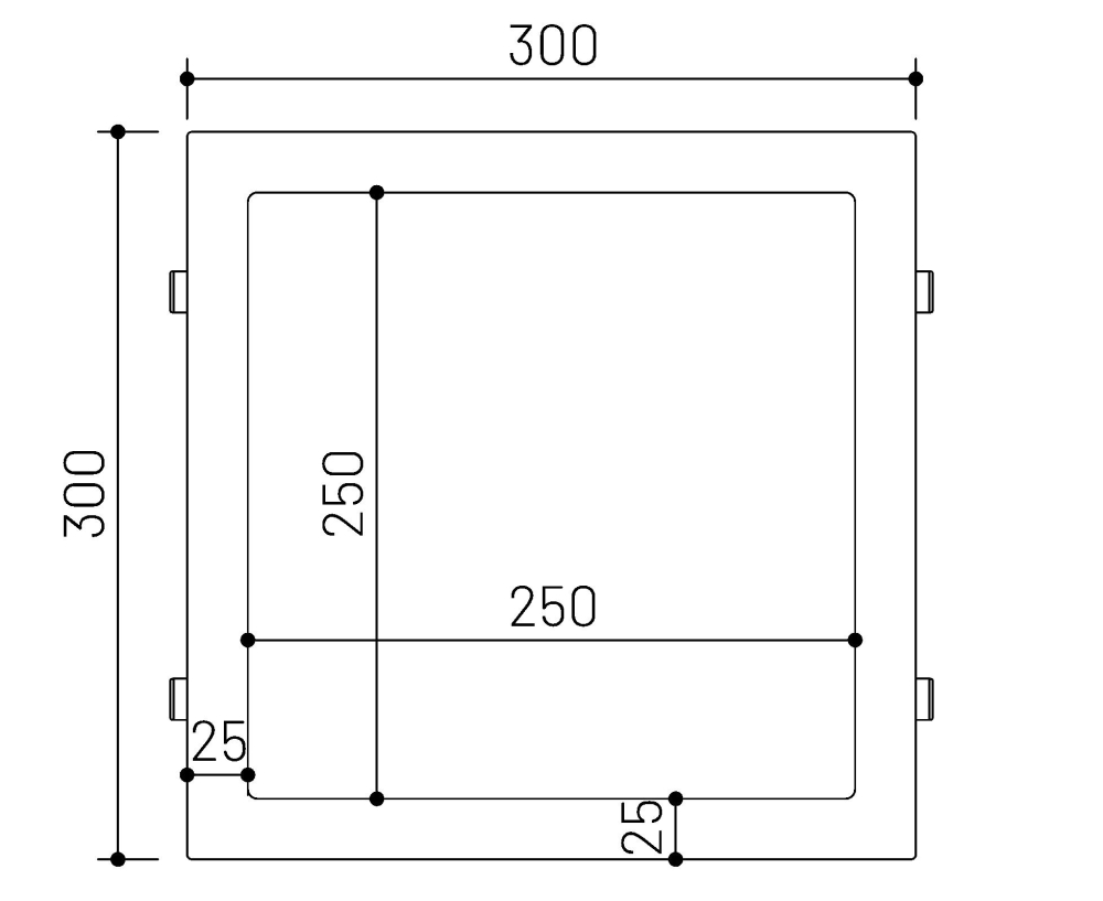 MLX LED Panel 300-S dualweiß