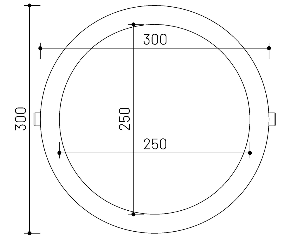 MLX LED Panel 300-R dualweiß