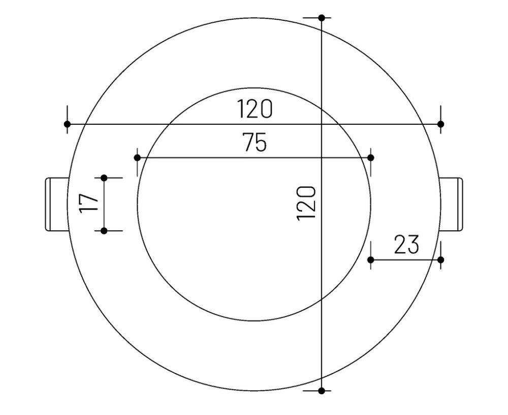 MINALOX LED Panel DUALWHITE / 120R / 6W / 24V