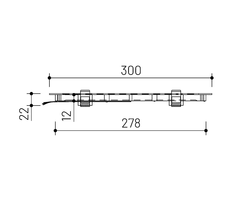MLX LED Panel 300-S dualweiß