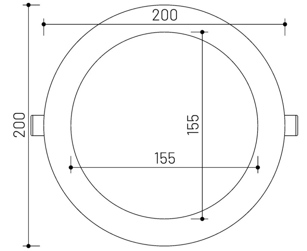 MINALOX LED Panel DUALWHITE / 200R / 15W / 24V