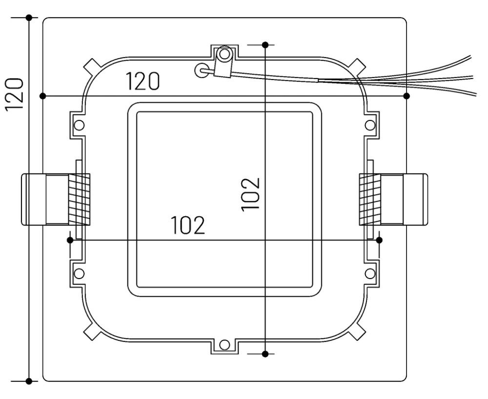 MINALOX LED Panel DUALWHITE / 120S / 6W  /24V