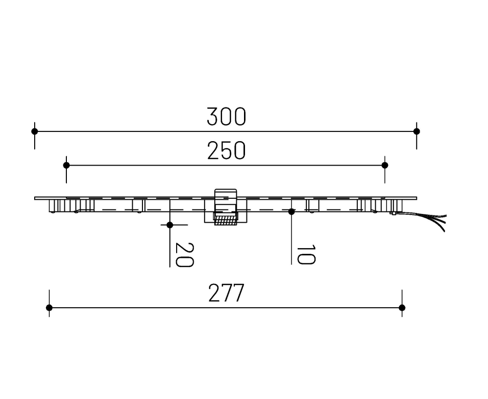 MLX LED Panel 300-R dualweiß